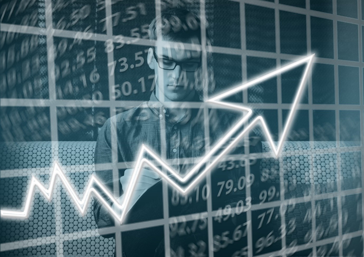 Stock market graph